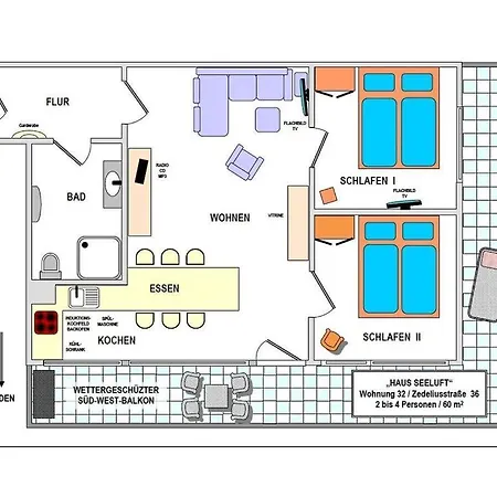 Haus Seeluft 32 Casa de Férias Wangerooge